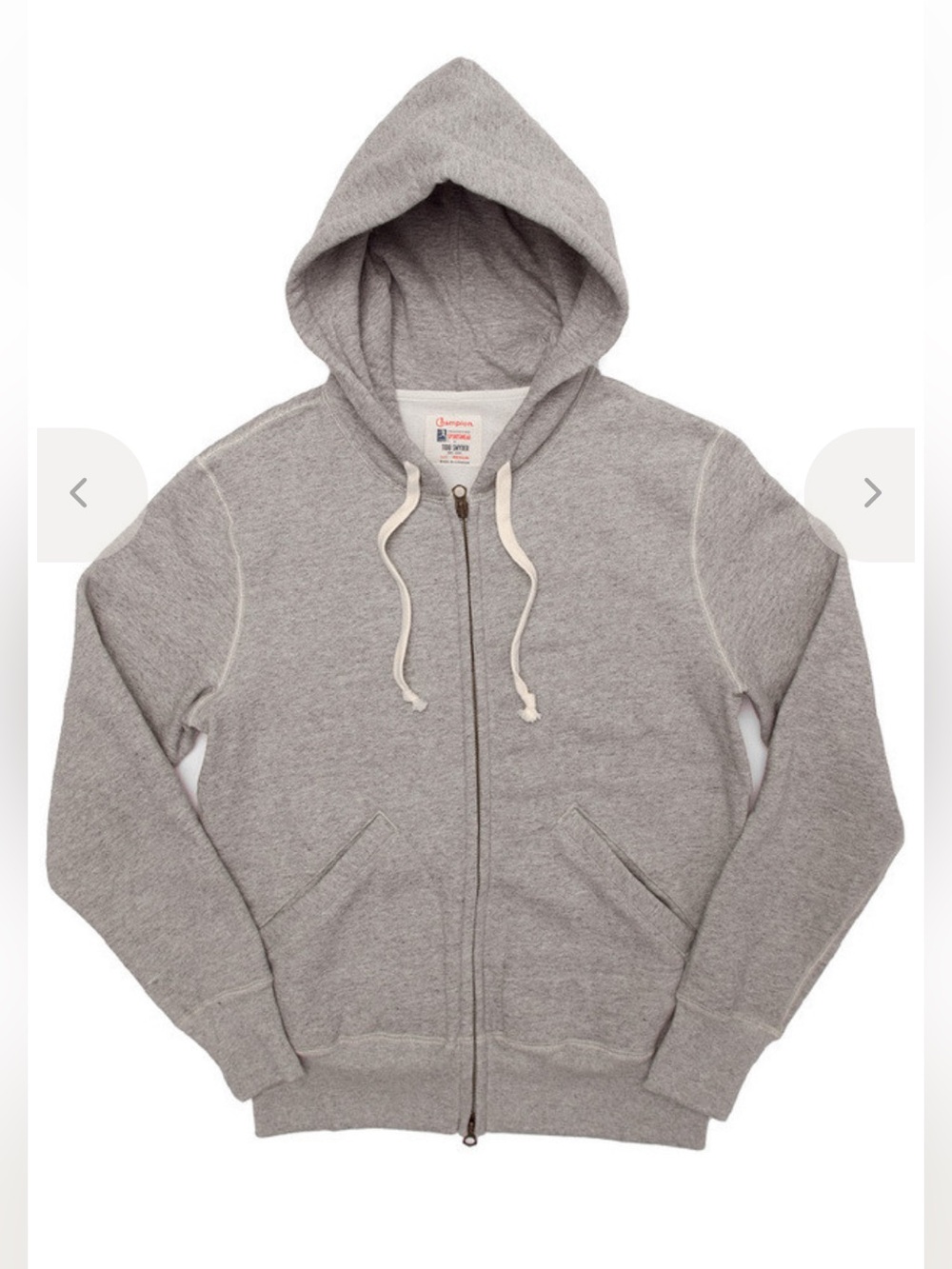 Champion X Todd Snyder Zip Up Hoodie